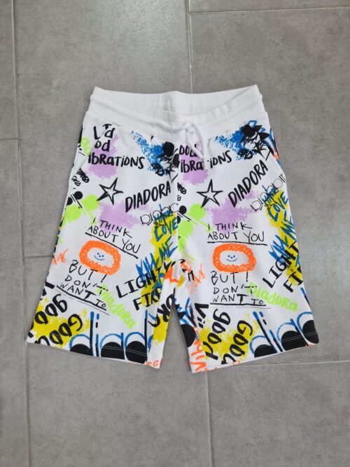 Bermuda Ragazzo DIADORA Bianco - immagine 2