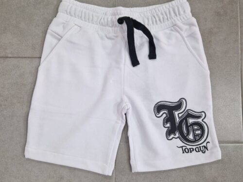 Bermuda ragazzo Top Gun Bianco