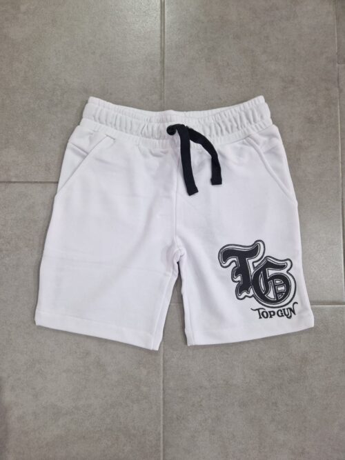 Bermuda ragazzo Top Gun Bianco